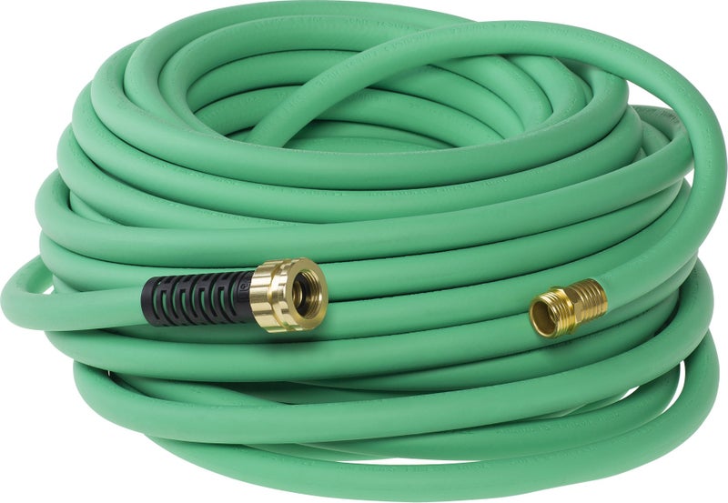 Swan Products SNSS58025 Soft & Supple Easy Coil Water Hose with Crush Proof Couplings 25' x 5/8", Green - Image 2